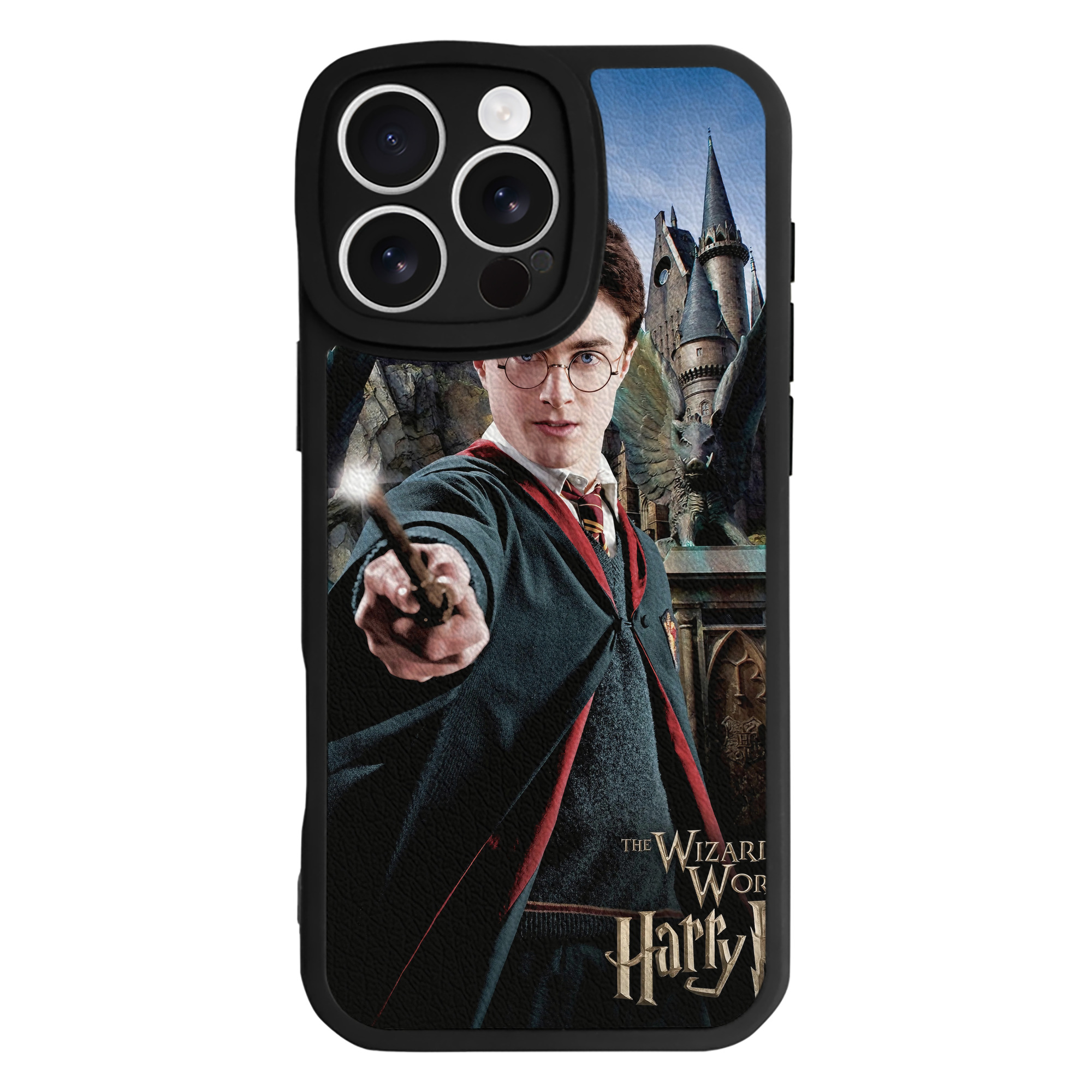 （画像用） Harry Potter ハリー・ポッターシリーズ 【iPhone 16シリーズ対応】シリコンスマホケース（レザー調） 材質：シリコン